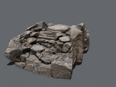 Old temple 3D Model