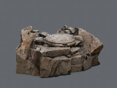 पुराना मंदिर 3D मॉडल