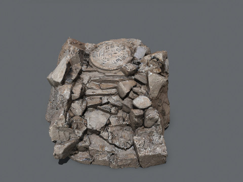 Old temple 3D Model
