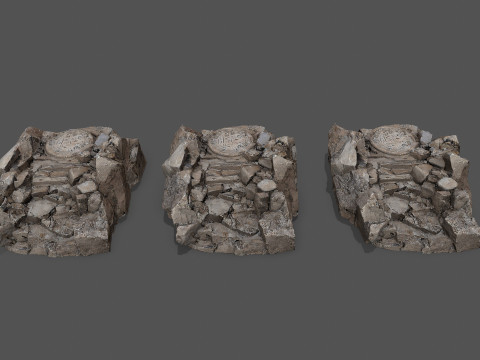 Old temple 3D Model