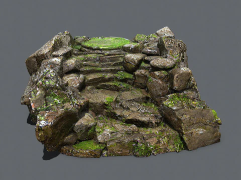 Vecchio tempio Modello 3D