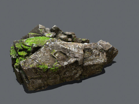 Old temple Model 3D