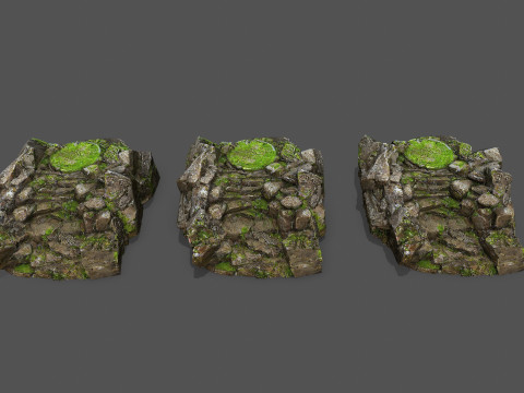 Old temple Model 3D