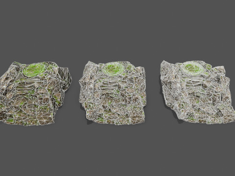 Old temple Model 3D