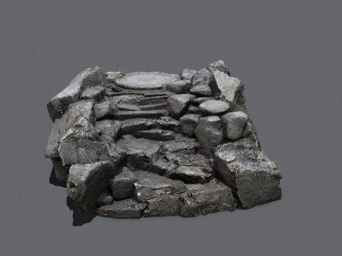 Old temple Modelo 3D