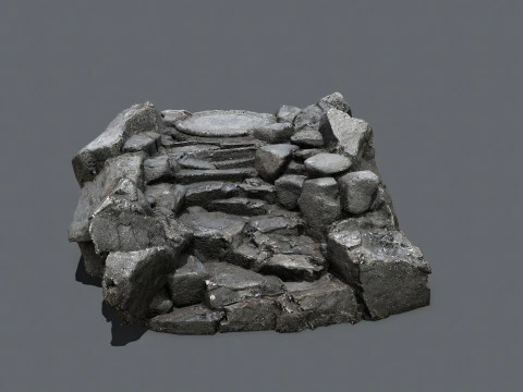 Vecchio tempio Modello 3D