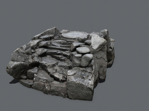 Old temple Modelo 3D