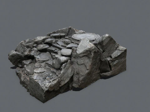 Vecchio tempio Modello 3D