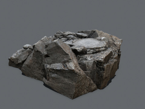 Old temple Modelo 3D