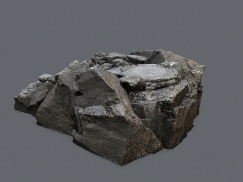 Vecchio tempio Modello 3D