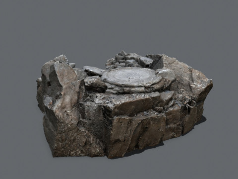 Old temple Modelo 3D