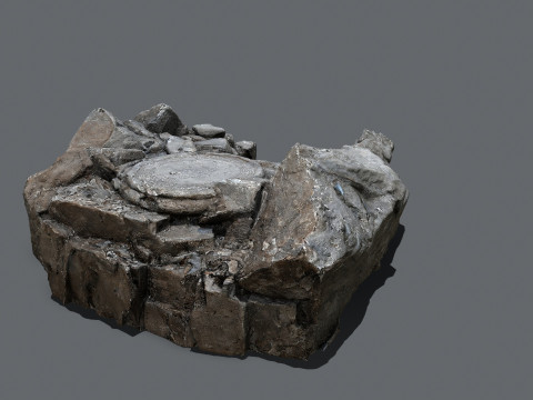 Old temple Modelo 3D
