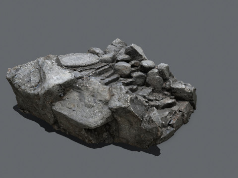 Old temple Modelo 3D