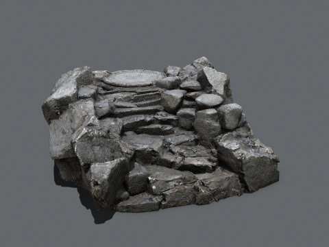 Old temple Modelo 3D