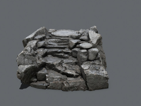 Old temple Modelo 3D