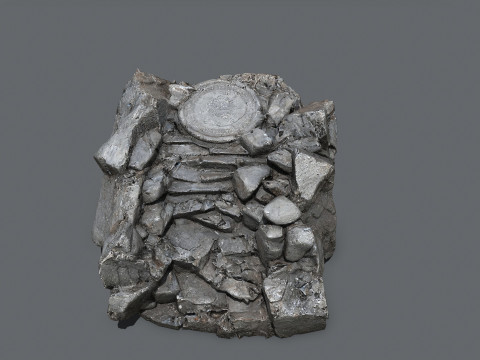 Old temple Modelo 3D