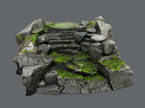 Old temple Modelo 3D