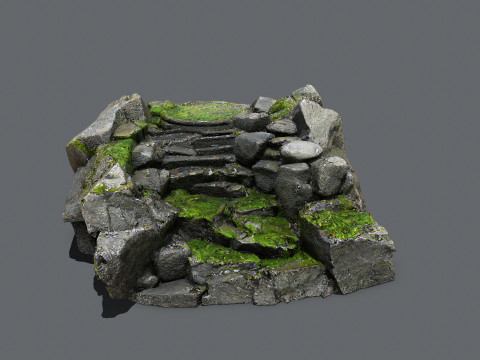 Old temple Modelo 3D