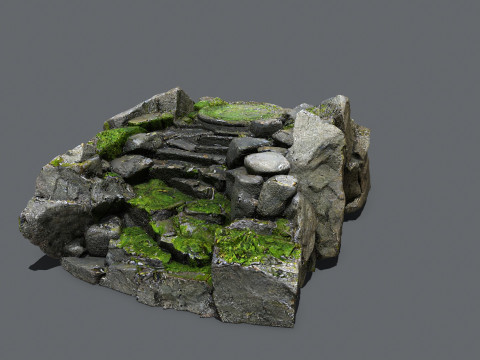 Old temple Modelo 3D