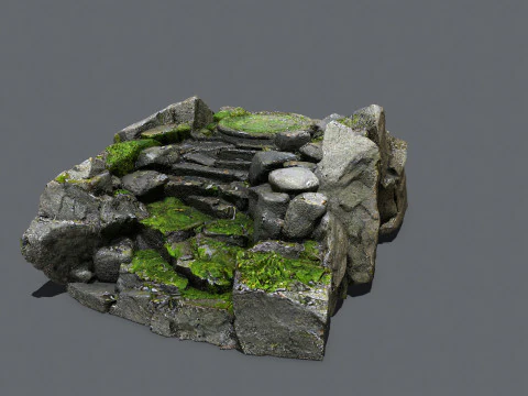 Old temple 3D Model