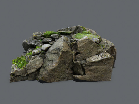 Old temple Modelo 3D