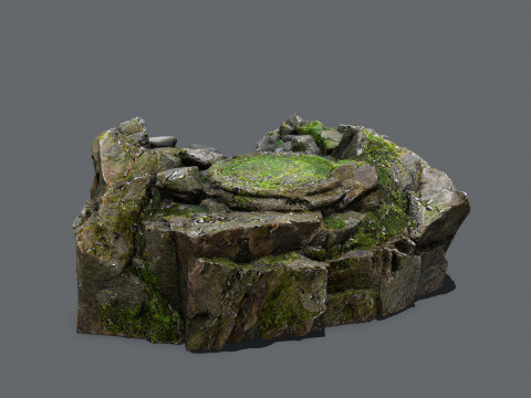 Old temple Modelo 3D