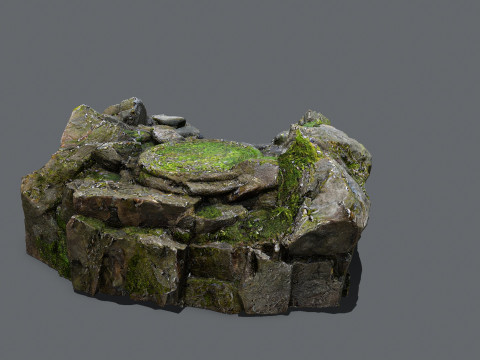 Old temple Modelo 3D