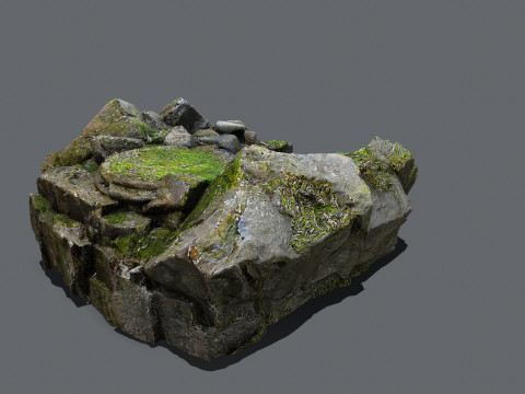 Old temple Modelo 3D