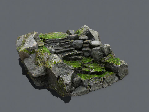 Old temple 3D Model