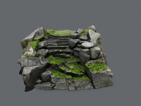 Old temple Modelo 3D