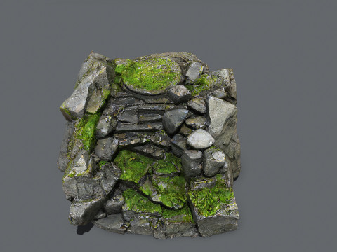 Old temple Modelo 3D