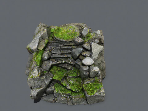 Old temple 3D Model