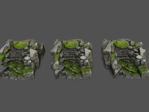 Old temple 3D Model