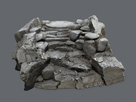 Old stairs Modelo 3D