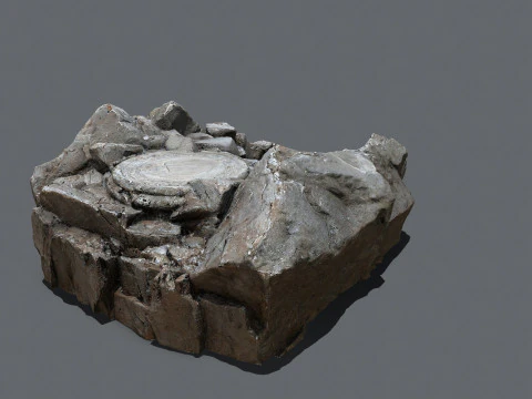 Old stairs 3D Model