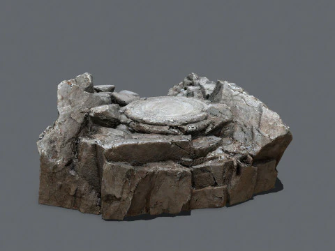 Old stairs 3D Model