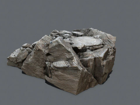 Old stairs 3D Model