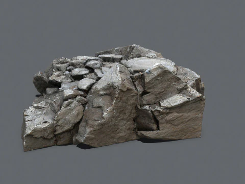 Old stairs 3D Model