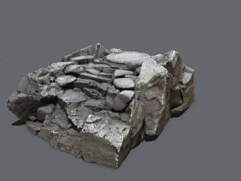 Old stairs 3D Модель