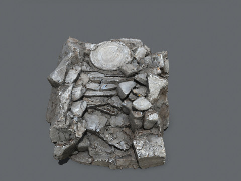 Old stairs 3D Модель