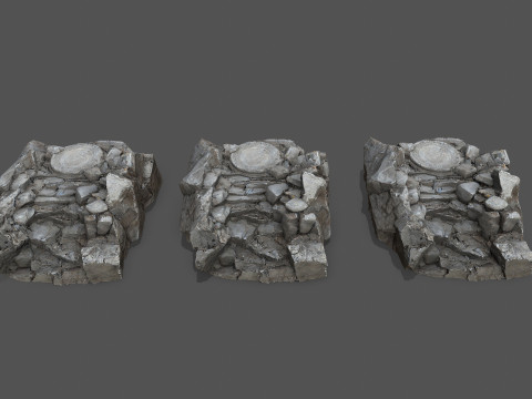 Old stairs 3D Модель