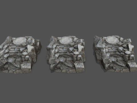 Old stairs 3D Model