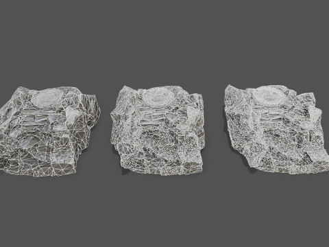 Old stairs 3D Модель