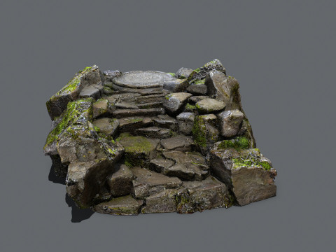 Old temple 3D Model