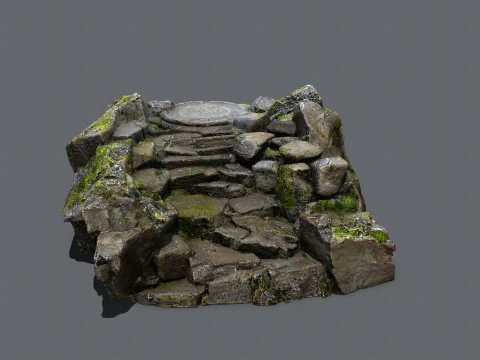 Old temple 3D Model