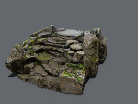 Old temple 3D Model
