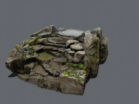 Old temple 3D Model