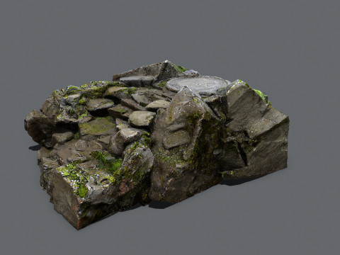 Old temple 3D Model