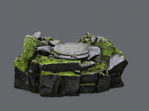 Old temple 3D Model