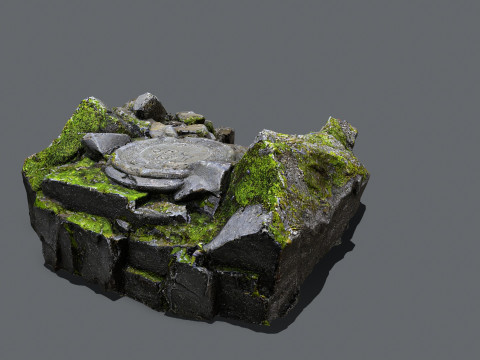 Old temple 3D Model